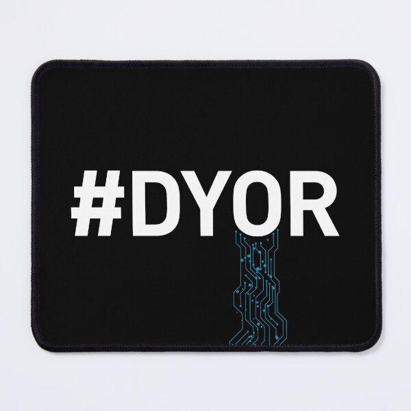Item preview, #DYOR Do Your Own Research, Funny Crypto And Investment Influencer Design designed and sold by emmjott.