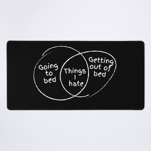 Item preview, Things I hate - Venn diagram designed and sold by The Agreeable Raven.