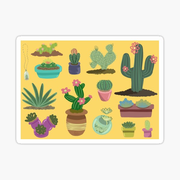 Desert Plants Sticker