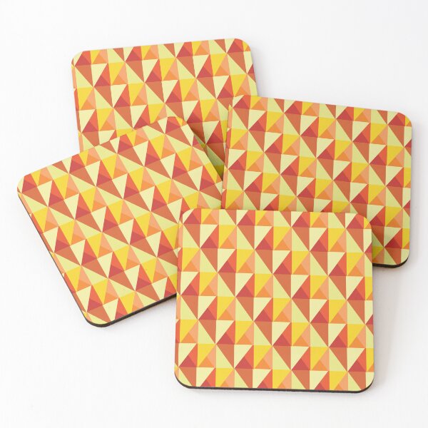 Item preview,  Low poly monochromatic retro geometric seamless pattern| surface design designed and sold by Jasmine Blooms Designs.