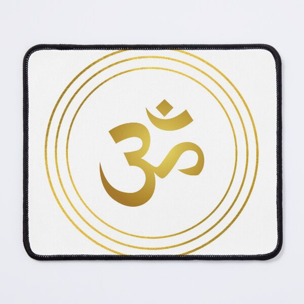 Item preview, Gold Om White | Zen Art | Ohm |Soul Baseline designed and sold by JillyJ05.