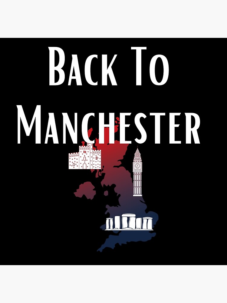 Disover Back To Manchester Premium Matte Vertical Poster
