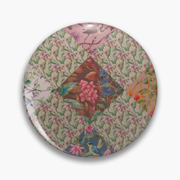 Item preview, Decorative flower patchwork #36 designed and sold by fairytaleprints.