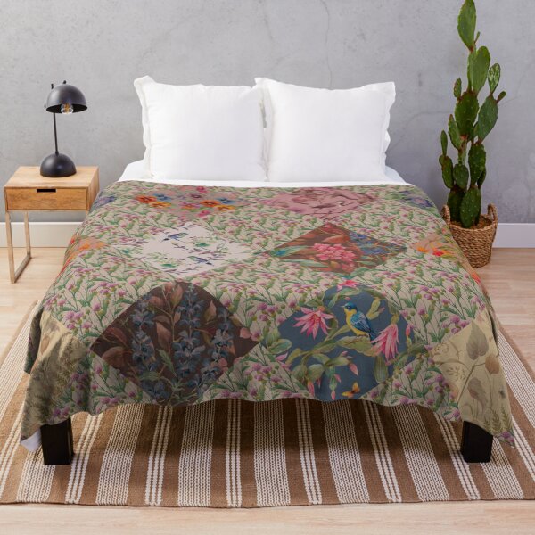 Item preview, Decorative flower patchwork #36 designed and sold by fairytaleprints.