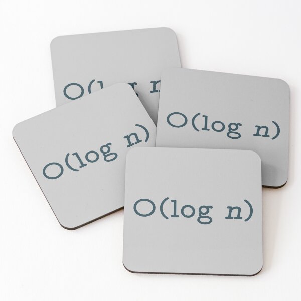Item preview, O(log n) - Big O Notation Blue Text Computer Scientist Design designed and sold by geeksta.
