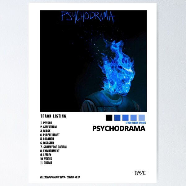Item preview, Santan Dave Psychodrama Poster designed and sold by LizsPrints.
