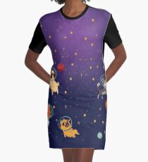 Space pets Graphic T-Shirt Dress