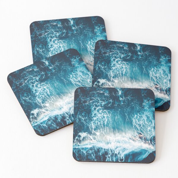 Item preview, Blue Ocean Waves, Sea Photography designed and sold by Raminovitch.