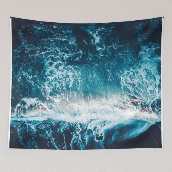 Item preview, Blue Ocean Waves, Sea Photography designed and sold by Raminovitch.