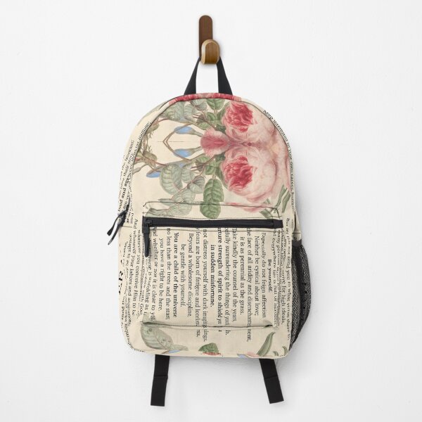 Desiderata Max Ehrmann 1927 Things to be desired Backpack