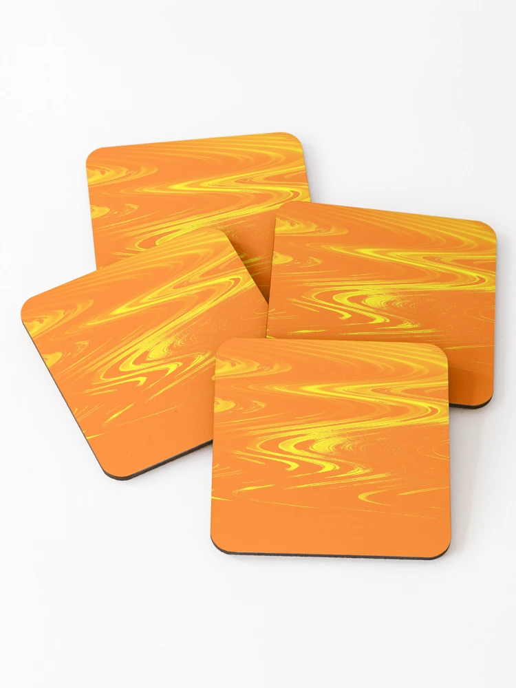 Thumbnail 1 of 5, Coasters (Set of 4), Abstract Ripple 003 designed and sold by rum1757.