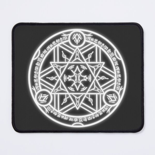 Item preview, Silver of Harmony "Star" Anime-Style Summoning Circle designed and sold by SimpleGeometry.