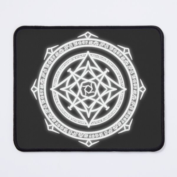 Item preview, Silver Moon "Edge" Anime-Style Summoning Circle designed and sold by SimpleGeometry.