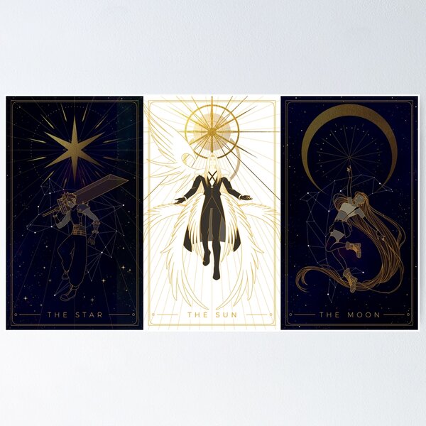 Item preview, The star, The sun, The moon designed and sold by azezazel.
