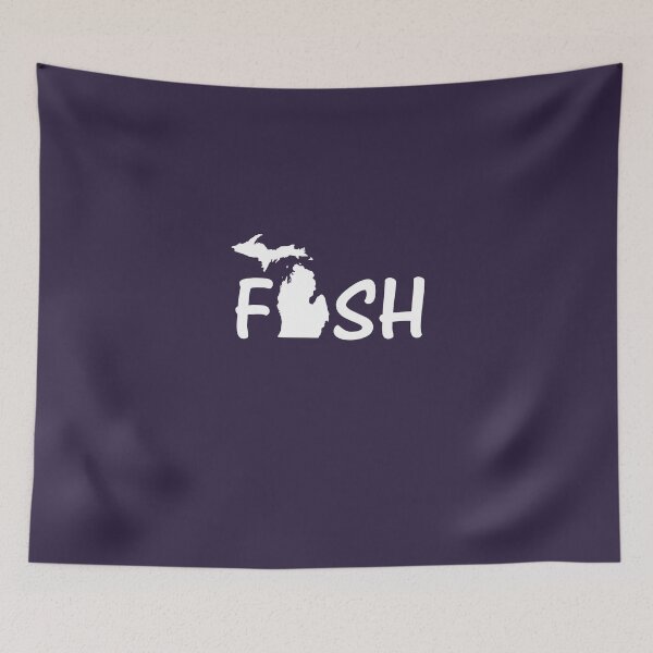 Item preview, Fish Michigan Lake Fisherman designed and sold by AlwaysAwesome.