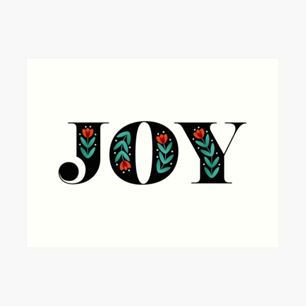'Folky Dokey' – Joy Art Print by Suzie London Art Print