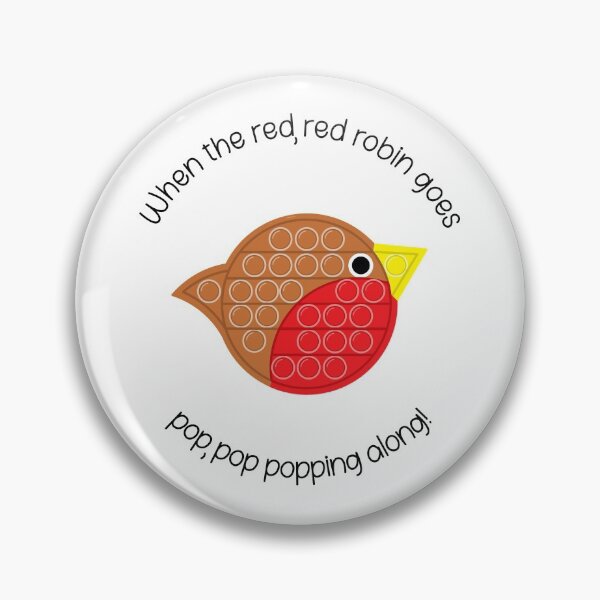 Item preview, Christmas Pop It Fidget Popping Robin designed and sold by Vrcrb2020.