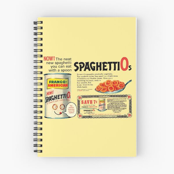 Aperçu de l'œuvre SPAGHETTI O'S - PUBLICITÉ créée et vendue par ThrowbackAds.