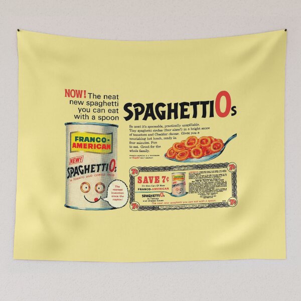 Item preview, SPAGHETTI O'S - ADVERT designed and sold by ThrowbackAds.