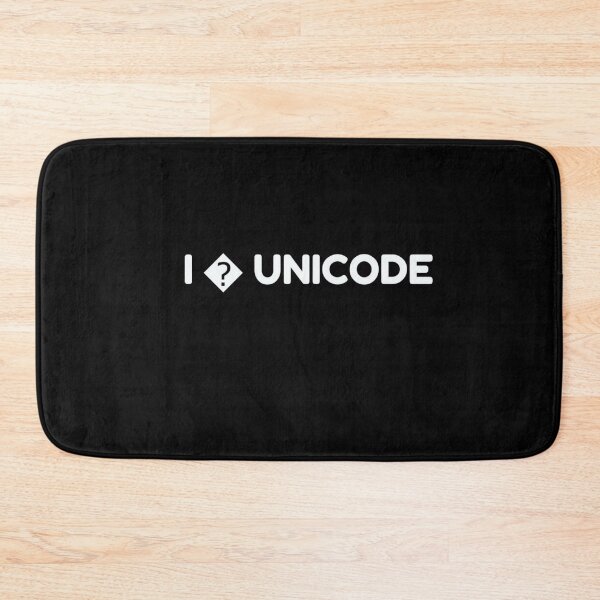 Item preview, I ? unicode design designed and sold by achakera.