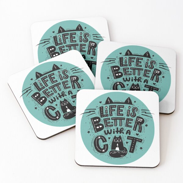 Item preview, LIFE IS BETTER WITH A CAT designed and sold by Marakstore.