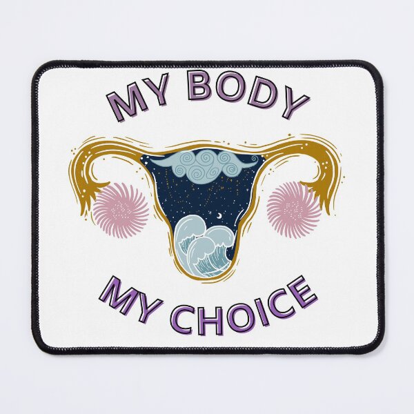 Item preview, Her Body Her Choice My Body My Choice Quotes designed and sold by Imakeyouhappy.