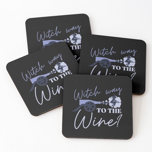 Item preview, Witch way to the wine? Funny Halloween wine drinking witch design. designed and sold by HROC.