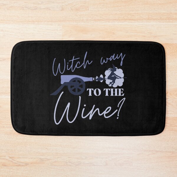 Item preview, Witch way to the wine? Funny Halloween wine drinking witch design. designed and sold by HROC.