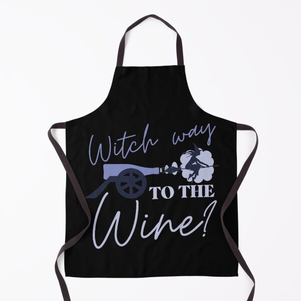 Item preview, Witch way to the wine? Funny Halloween wine drinking witch design. designed and sold by HROC.