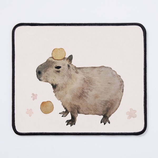 Item preview, Capybara with Fruits and Flowers designed and sold by mooonhannah.