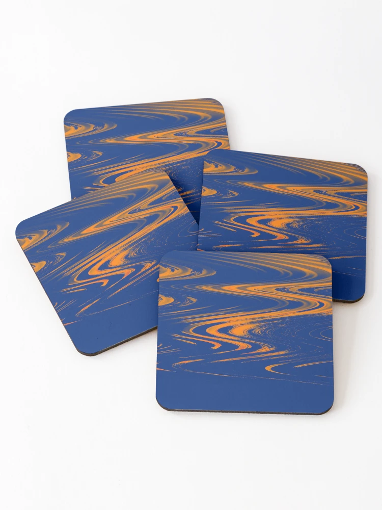 Thumbnail 1 of 5, Coasters (Set of 4), Abstract Ripple 008 designed and sold by rum1757.