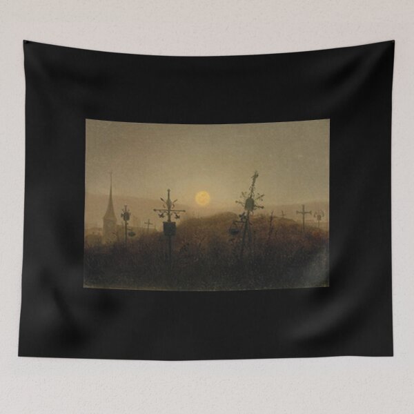 Item preview,  Cemetery in the Moonlight - Carl Gustav Carus designed and sold by Vintage Designs +.