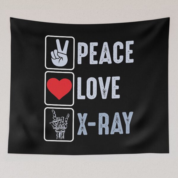 Item preview, Peace Or Love Or X-Ray designed and sold by eajob.
