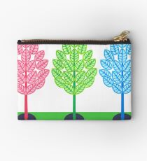 THREE TREES - BRUSH AND GOUACHE Studio Pouch