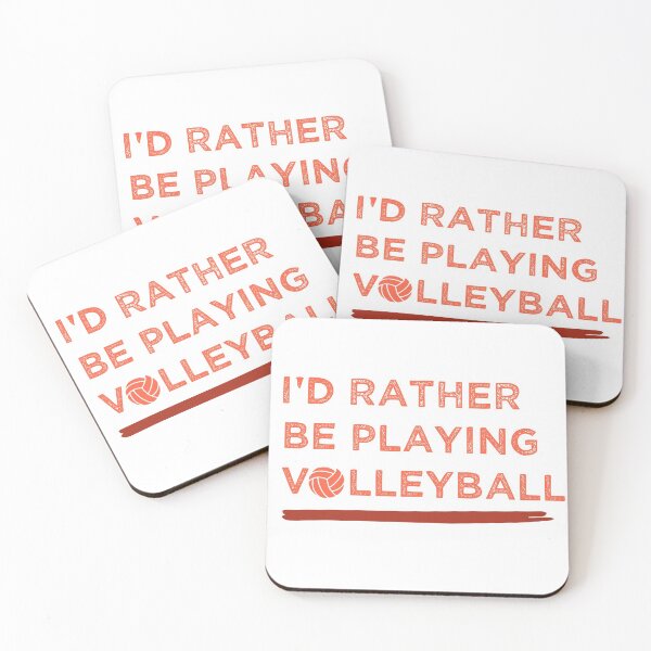 Item preview, I'd rather be playing volleyball, gift for volley ball lovers designed and sold by youfteen.