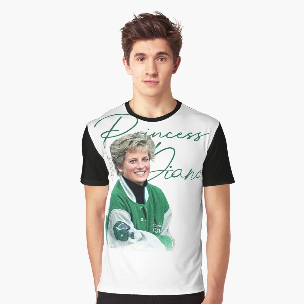 MtnDewBigSlam Princess Diana Wearing Philadelphia Coat Tie Dye T-Shirt