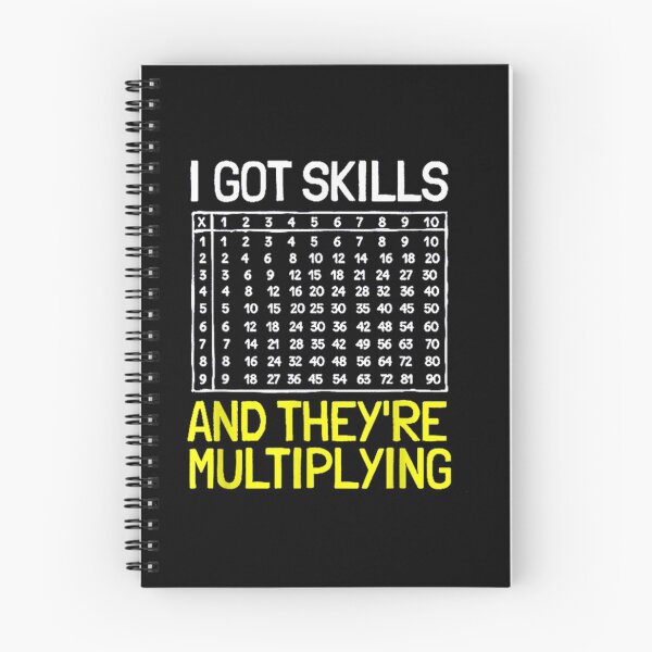 Item preview,  Got Skills Theyre Multiplying Colorful Graph Math Nerd designed and sold by lindafrances.