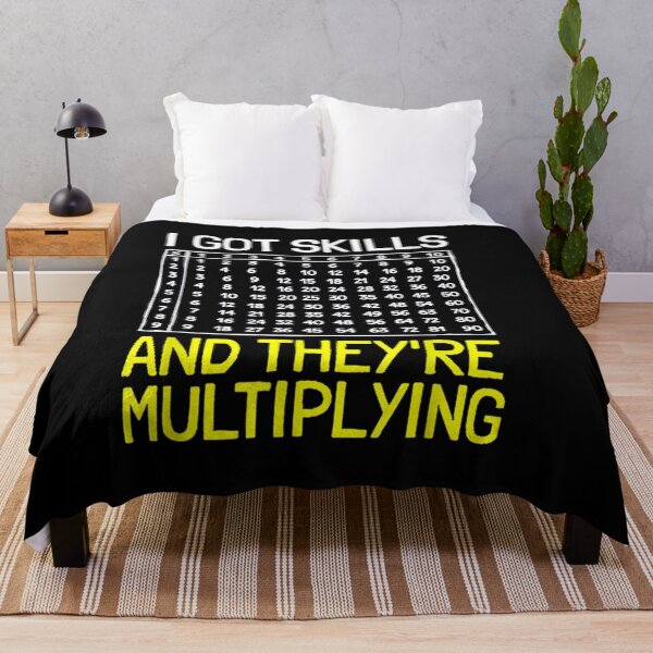 Item preview,  Got Skills Theyre Multiplying Colorful Graph Math Nerd designed and sold by lindafrances.