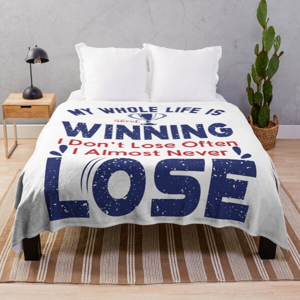 Item preview, Donald Trump Quote - My whole life is about winning. I dont lose often. I almost never LOSE. designed and sold by AB-BRAND.