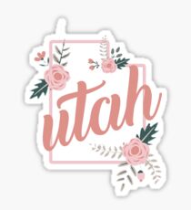 Utah Floral Sticker