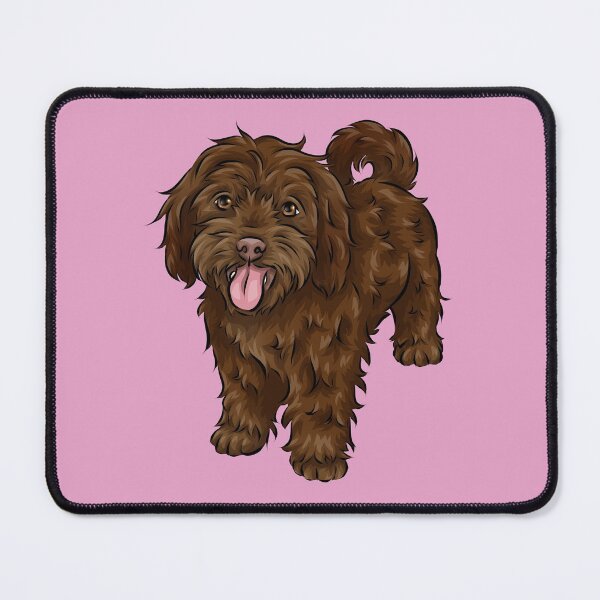 Item preview, Cute Cavapoo | Chocolate | Cute Dog Art designed and sold by shirinsart.