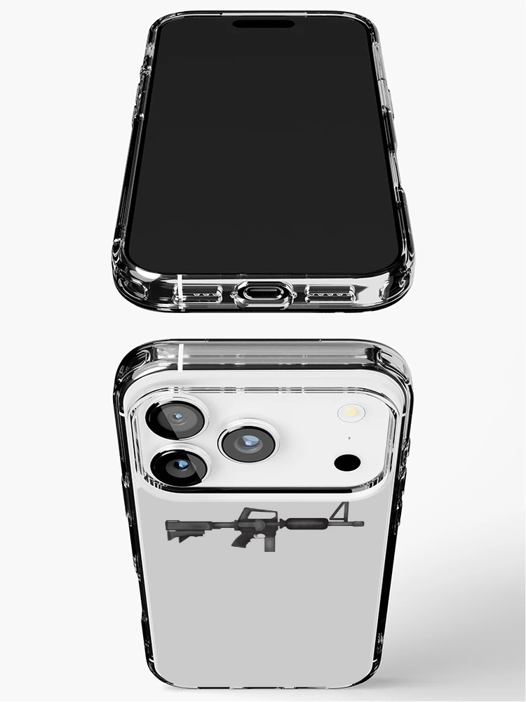 Thumbnail 3 of 5, iPhone Case, Paint M16 Rifle designed and sold by The Aquatic Attic.