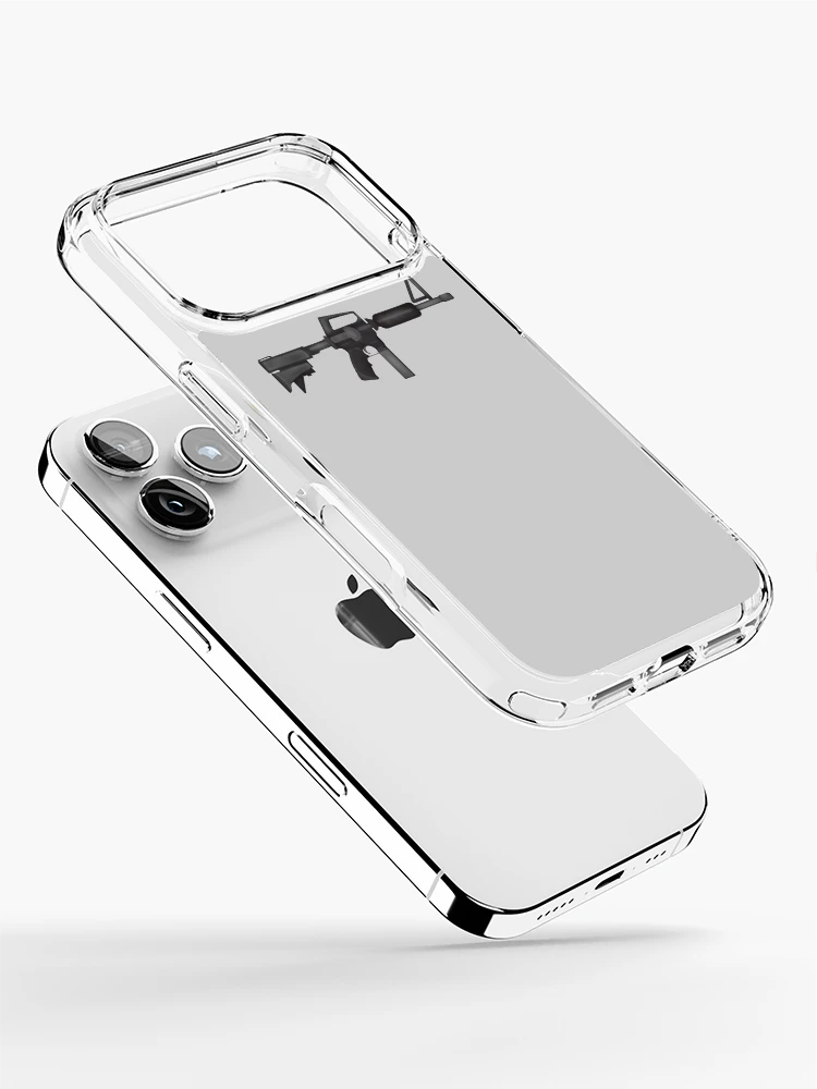 Thumbnail 2 of 5, iPhone Case, Paint M16 Rifle designed and sold by The Aquatic Attic.