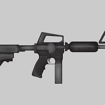 Artwork thumbnail, Paint M16 Rifle by The Aquatic Attic