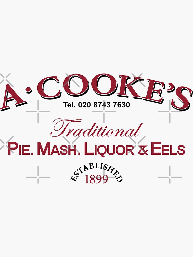 "Quadrophenia Pie & Mash Shop" Sticker for Sale by TraceTheFace Redbubble