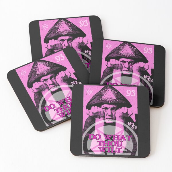 Item preview, Aleister Crowley designed and sold by MetalSatyrShop.