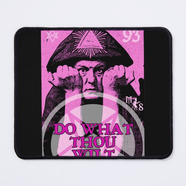 Item preview, Aleister Crowley designed and sold by MetalSatyrShop.