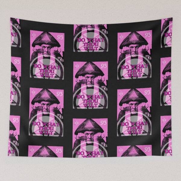 Item preview, Aleister Crowley designed and sold by MetalSatyrShop.