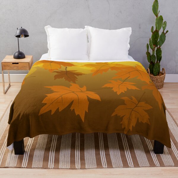 Item preview, Autumn maple leaves and bokeh effect designed and sold by CutieBlue.