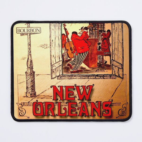 Item preview, NEW ORLEANS: Vintage Mardi Gras Jazz Advertising Print designed and sold by posterbobs.